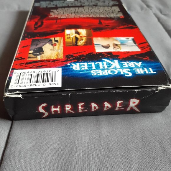 Shredder 2003 VHS Snowboard Winter Slasher Horror  Y2K Showbiz Video Rental - Picture 6 of 9